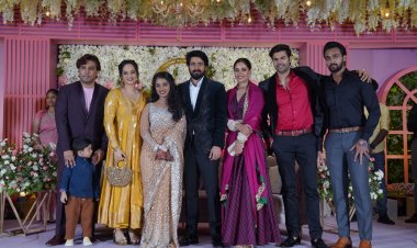 Harish Kalyan & Narmada Udhayakumar - Wedding Reception Stills