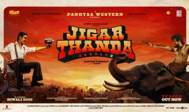 Pan-India stars release 'more than a teaser' of Stonebench Films’ Pan-India film 'Jigarthanda Double X' directed by Karthik Subbaraj