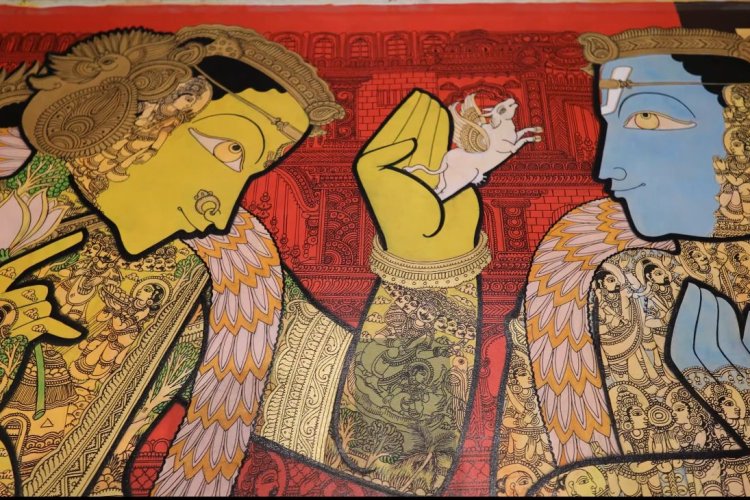 Icon Star Allu Arjun Celebrates Ramayana Heritage, Gifts Sita Ram Kalyanam Painting to Geek Pictures CEO Tomatsu Kosano