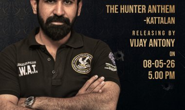 The Hunter Anthem from Kattalan is releasing Tomorrow, May 08th (Friday) 5 PM by our own.  vijay antony