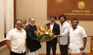 [ Honourable TNCM Joseph Vijay ]   Nadigar Sangam . ns .siaa actor nasser . actor .Karthi . Poochi S Murugan  . karunaas . johnson cine pro
