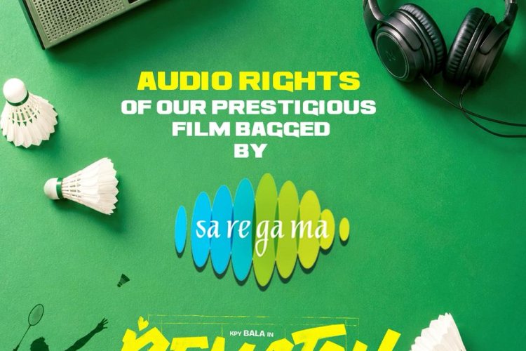 Rematch  From the court to your playlist!  India's musical pride, saregamasouth, has acquired the audio rights.   Tamil Cinema's First Badminton-Based Romantic Sports Story. 