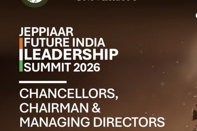 Leadership. Vision. Transformation.  Jeppiaar University proudly convenes the Future India Leadership Summit 2026 an exclusive gathering of eminent Chancellors, Chairpersons, Managing Directors and Higher Education Leaders to shape the future of India’s knowledge economy.